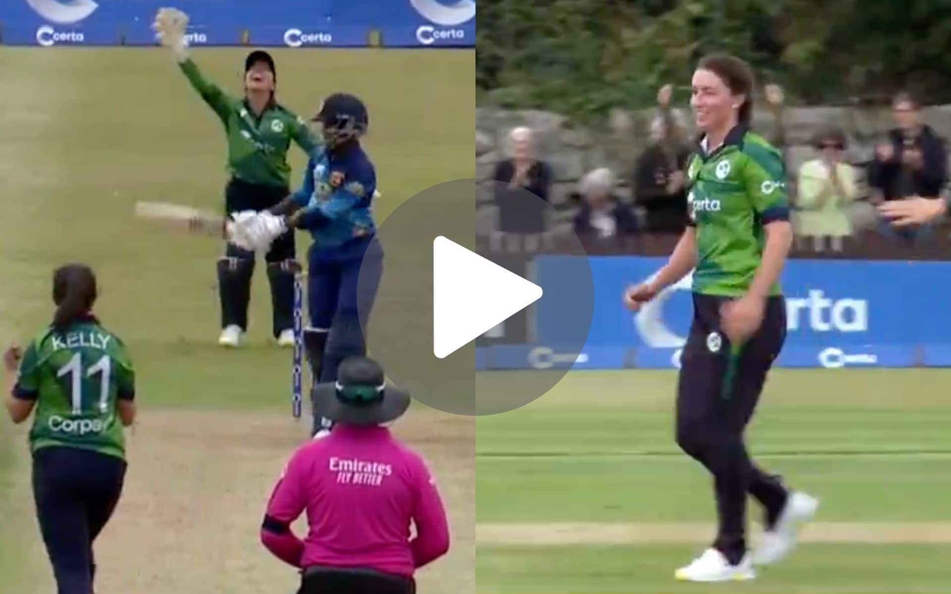 [Watch] Arlene Kelly Pulls Off Series Levelling Win For IRE With A Magnificent Final Over VS SL